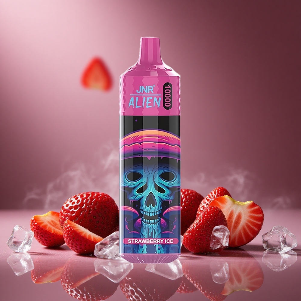 Erdbeer-Eis JNR Alien 10000 Züge Österreich Großhandel 850mAh LED RGB