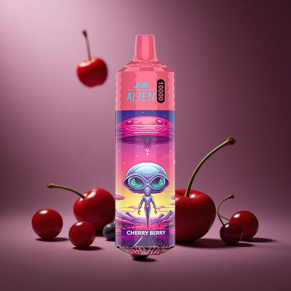 Kirsch-Beere JNR Alien 10000 Züge Österreich Großhandel 20ml E-Liquid RGB-LED