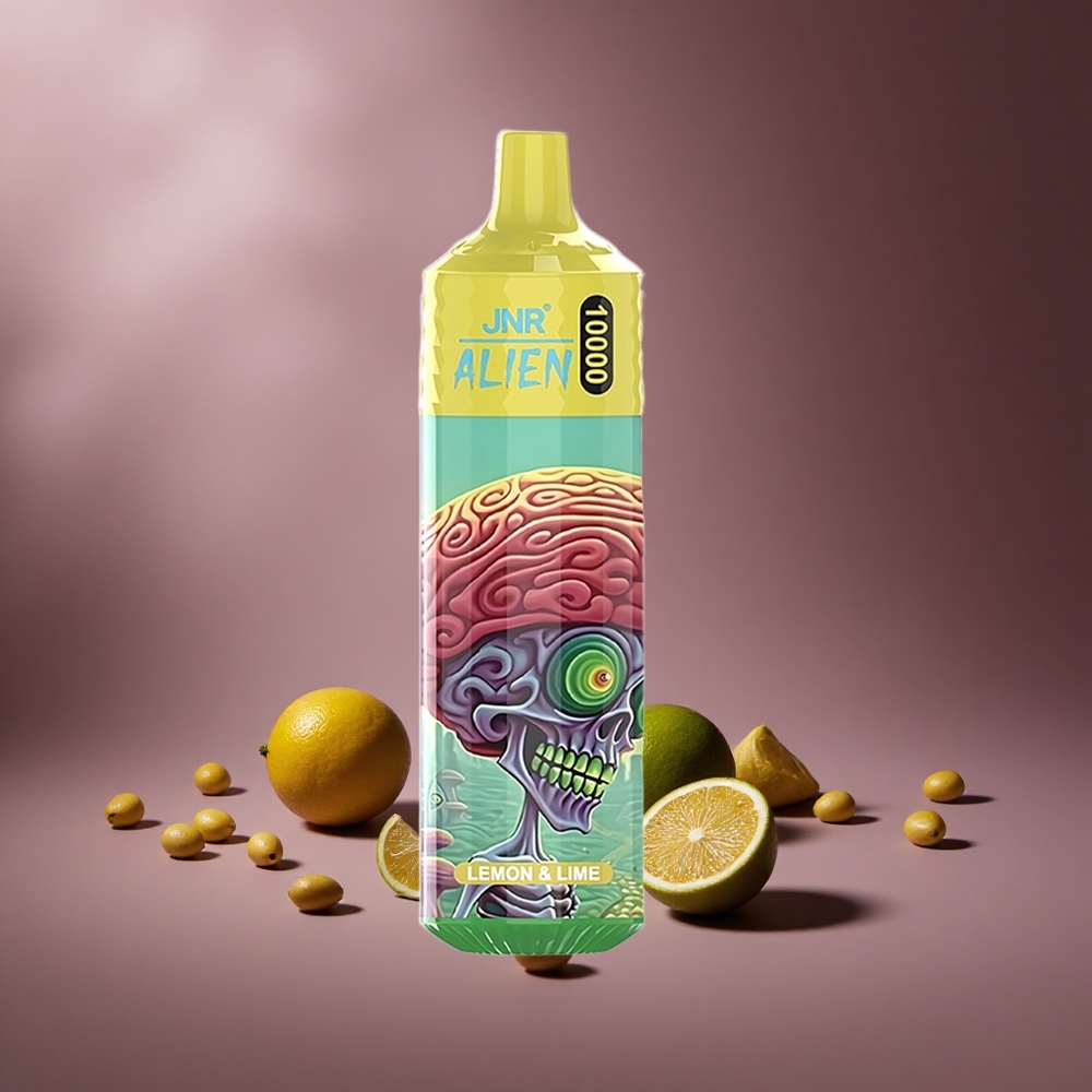 Zitrone & Limette JNR Alien 10000 Puffs 20ml E-Liquid Österreich Großhandel RGB LED