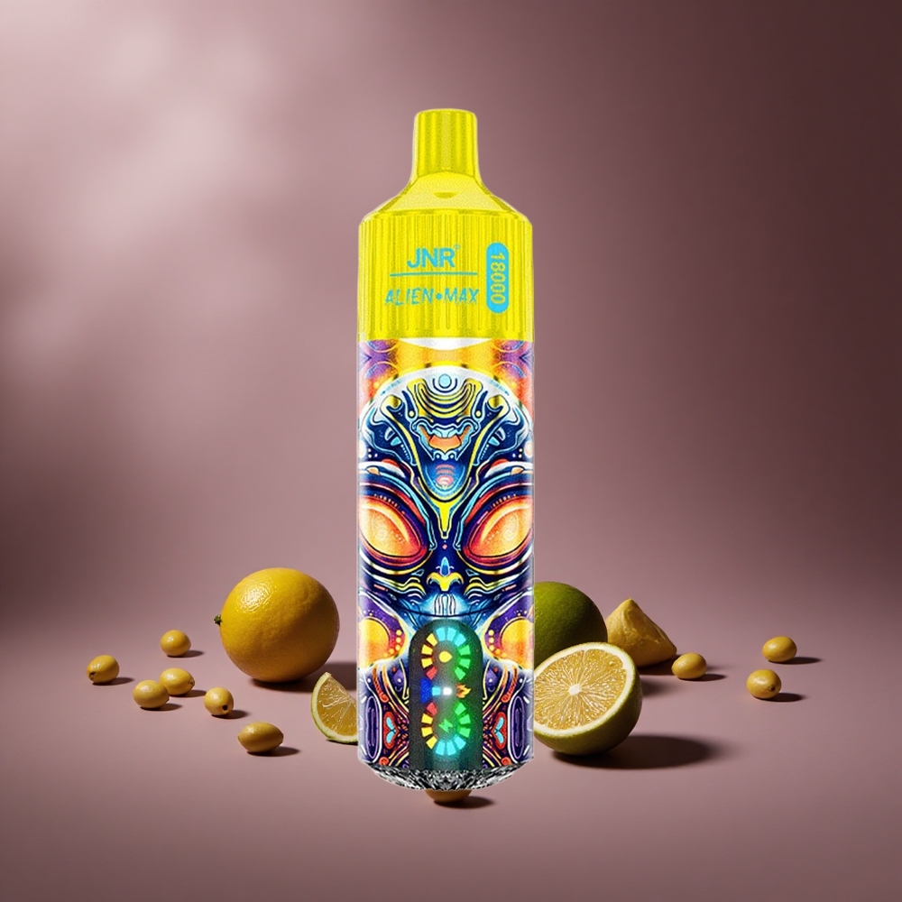 Zitrone & Limette JNR Alien Max 18000 Puffs Österreich Großhandel Smart LED Display & 20 Aromen