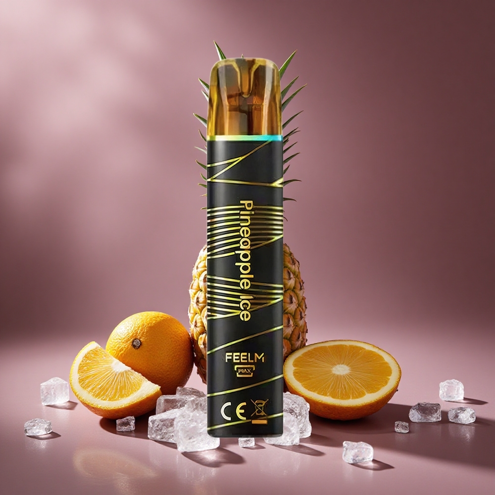 Ananas-Eis JNR Black&Golden 800 Puffs Österreich Großhandel 550mAh Akku 2ml E-Liquid