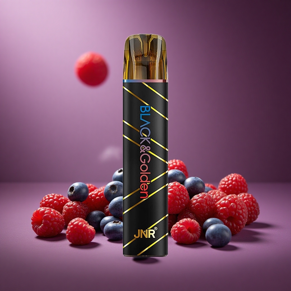 Blaubeere-Sauer Himbeere JNR Black&Golden 800 Züge Österreich Großhandel 550mAh