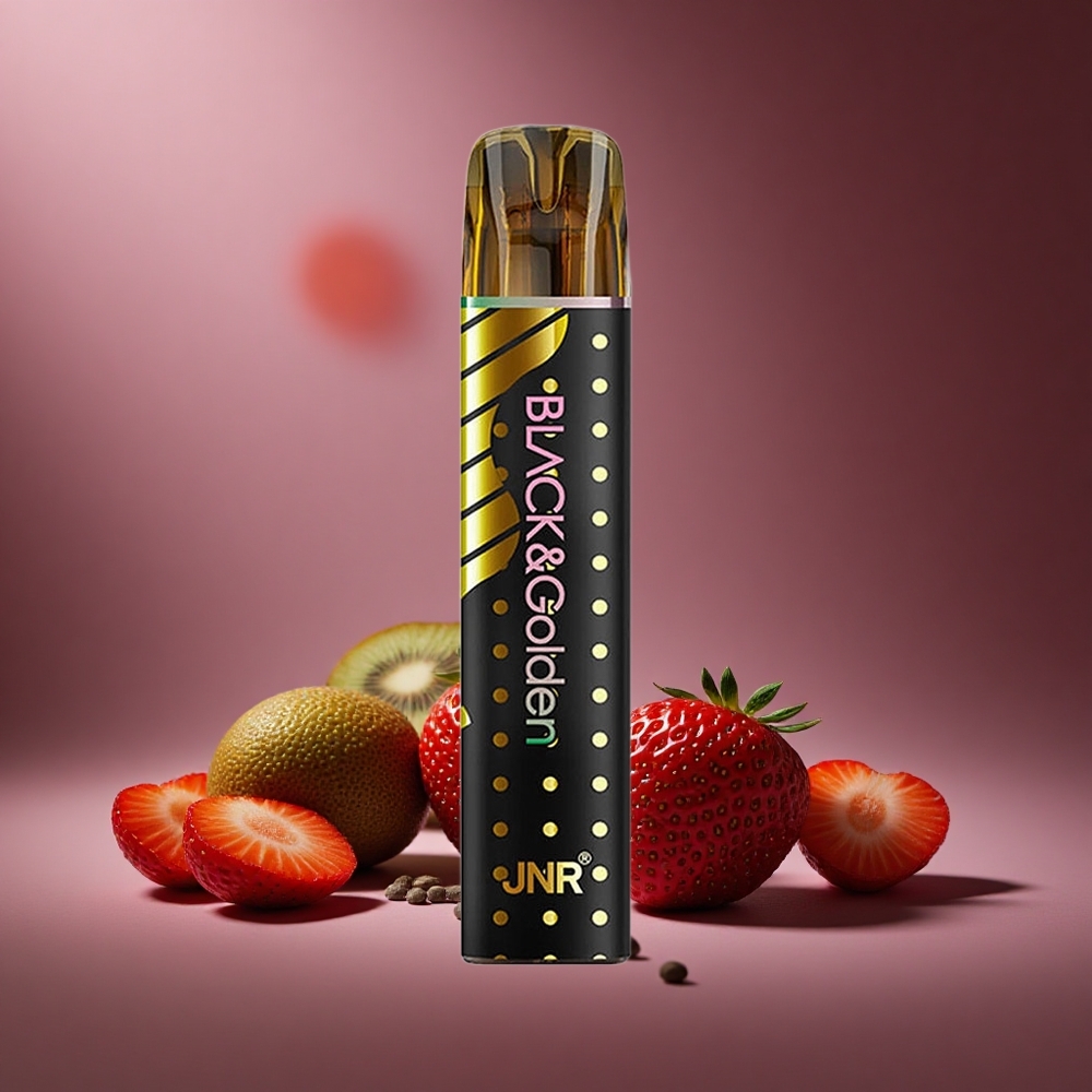 Erdbeere-Kiwi JNR Black&Golden 800 Puffs Österreich Großhandel TPD-zertifiziert 2ml E-Liquid