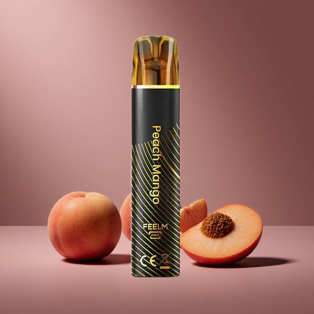 Pfirsich-Mango JNR Black&Golden 800 Züge Österreich Großhandel 2ml E-Liquid Kapazität