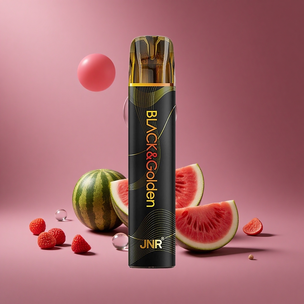 Wassermelonengummi JNR Black&Golden 800 Puffs Österreich Großhandel 550mAh 2ml 2% Nikotin