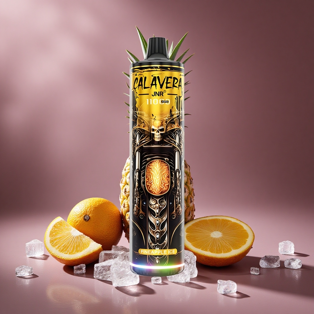 Ananas-Eis JNR Calavera 11000 Puffs Österreich Großhandel Typ-C & 1,0 Ohm Mesh Coil