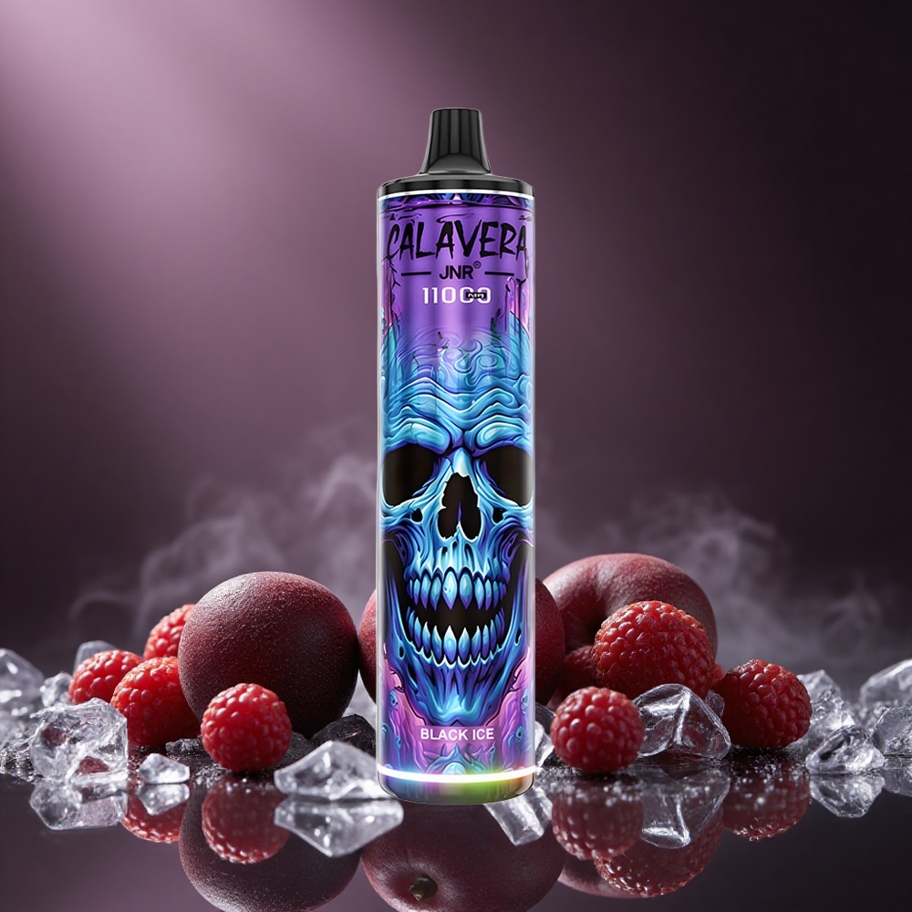Schwarz Eis JNR Calavera 11000 Züge Österreich Großhandel Typ-C Ladung 21ml Liquid