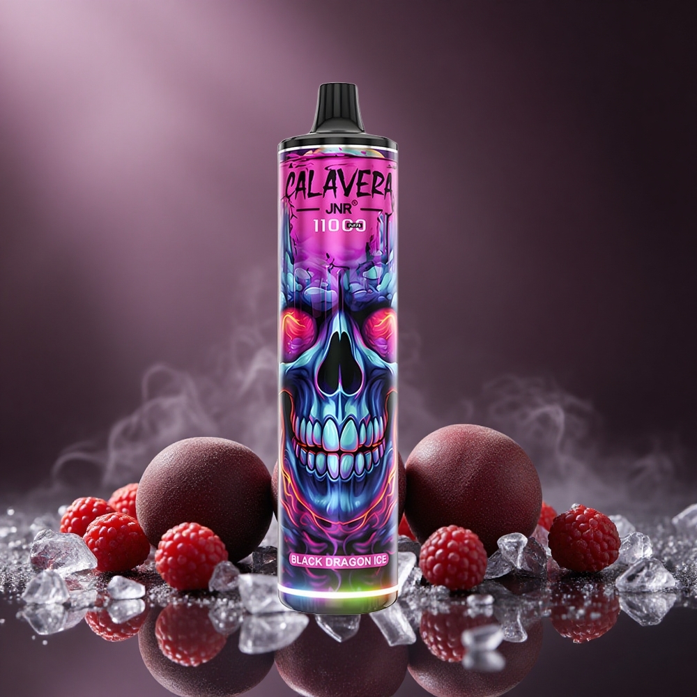 Schwarzer Drachen Eis JNR Calavera 11000 Züge Österreich Großhandel Typ-C Ladung 21ml E-Liquid