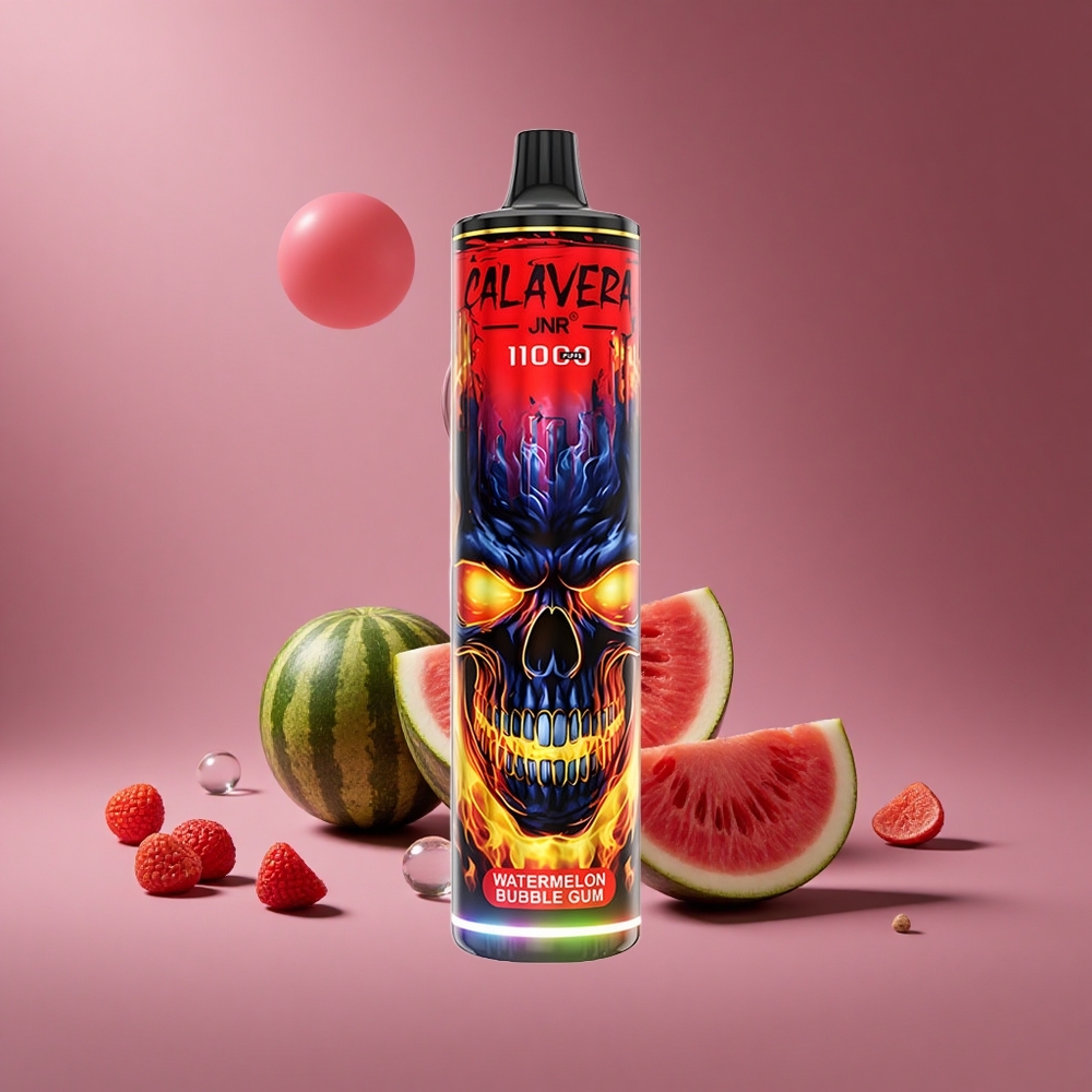 Wassermelone Kaugummi Geschmack JNR Calavera 11000 Züge Österreich Großhandel Typ-C & 850 mAh