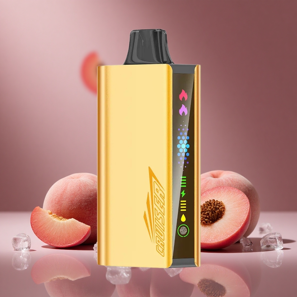 Pfirsich-Eis JNR Cruiser 12000 Züge Österreich Großhandel 3500 mAh Akku 25ml E-Liquid
