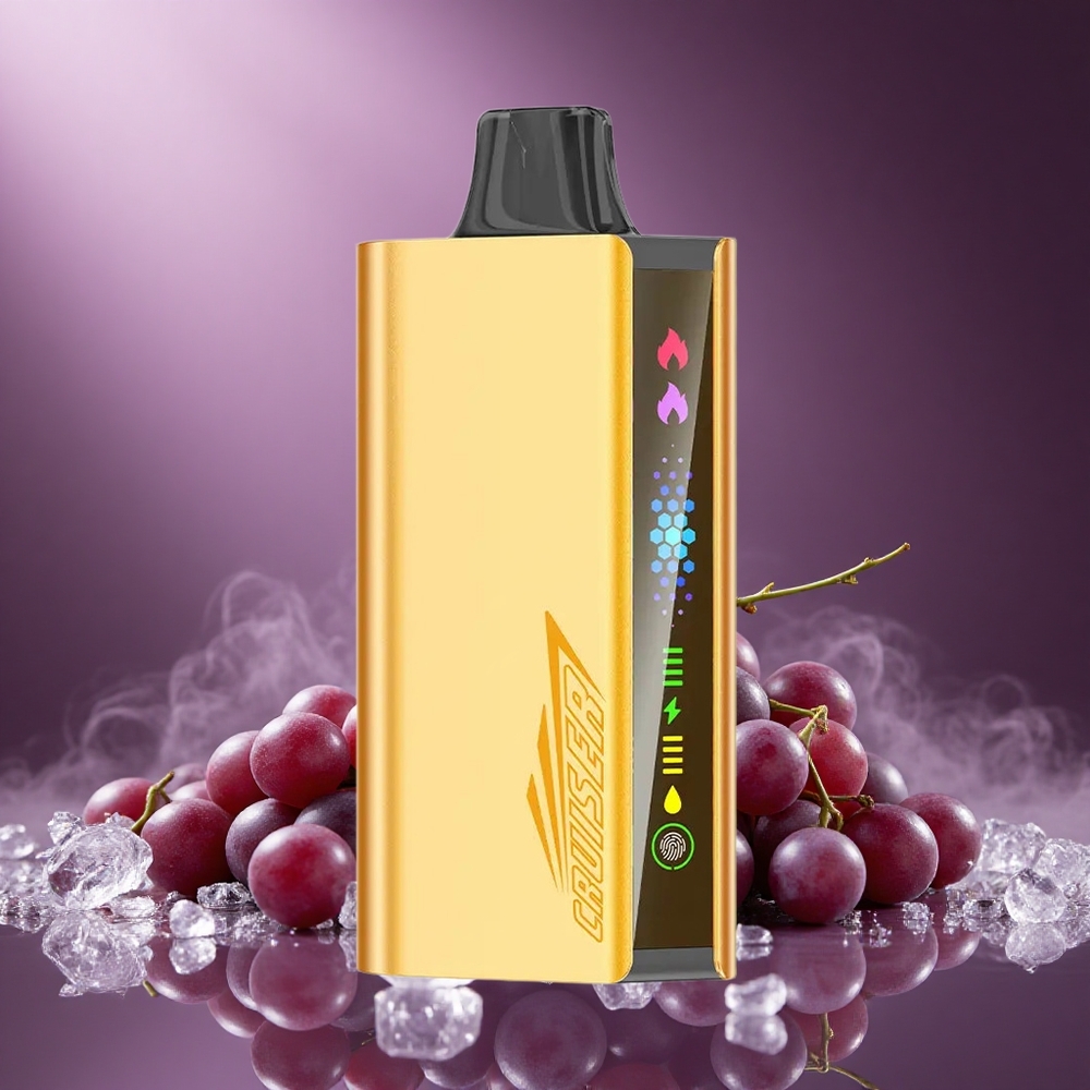 Weintraube-Eis JNR Cruiser 12000 Züge Österreich Großhandel Dual-Mesh Coil 1,2 Ohm