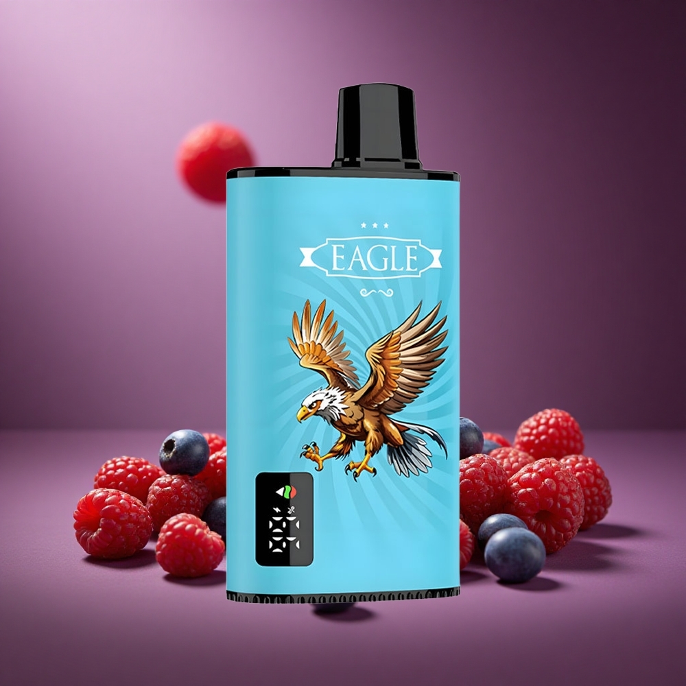 Blaubeere-Sauer-Himbeere JNR EAGLE Smart 23000 Züge Österreich Großhandel Digitale Anzeige & Verstellbarer Luftstrom