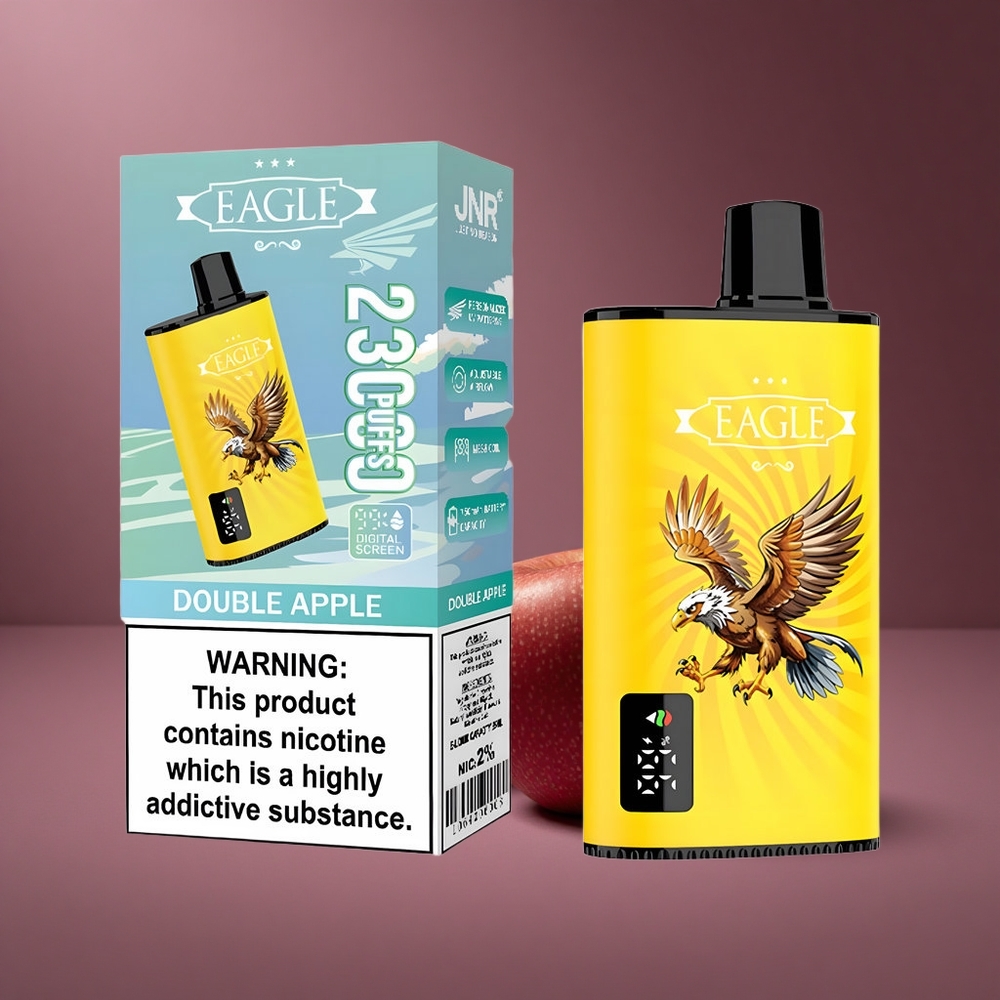 Doppelapfel JNR EAGLE Smart 23000 Puffs Österreich Großhandel Digital Display Typ-C-Ladung