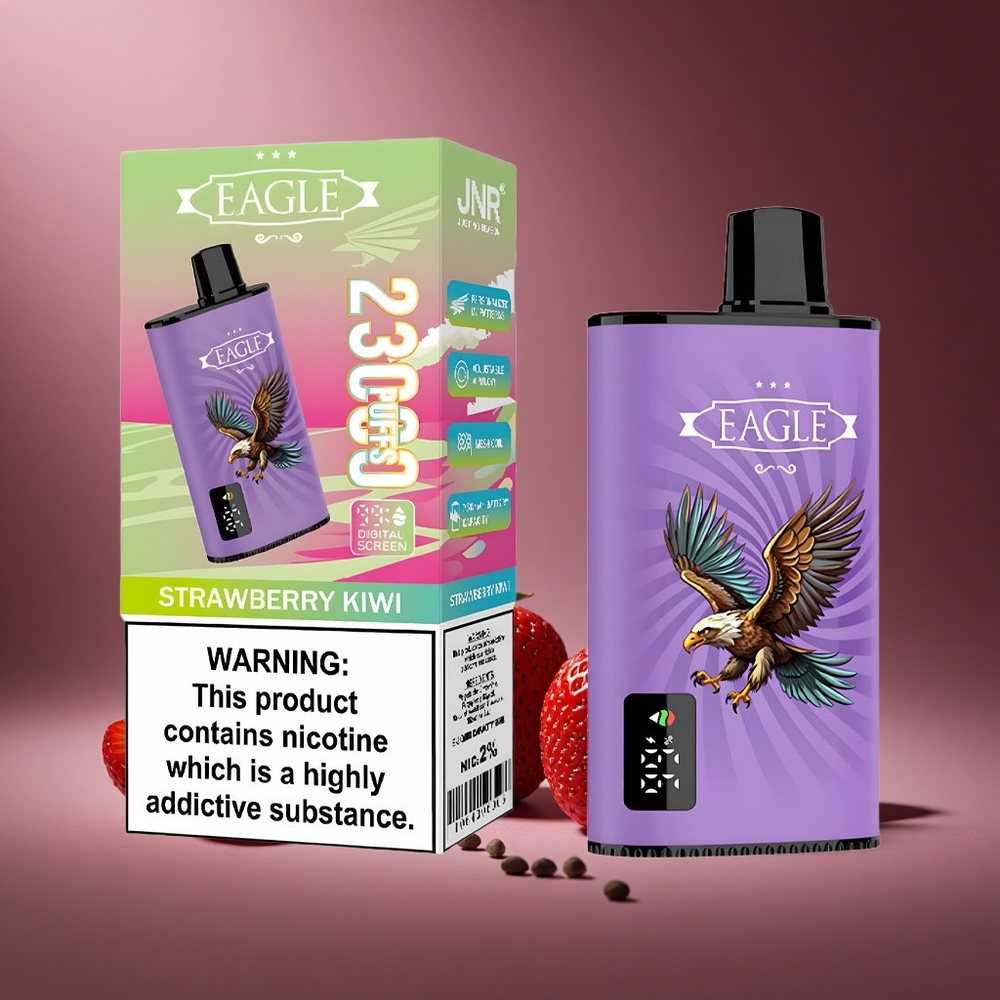 Erdbeer-Kiwi JNR EAGLE Smart 23000 Züge Österreich Großhandel Digital Display & 25ml E-Liquid