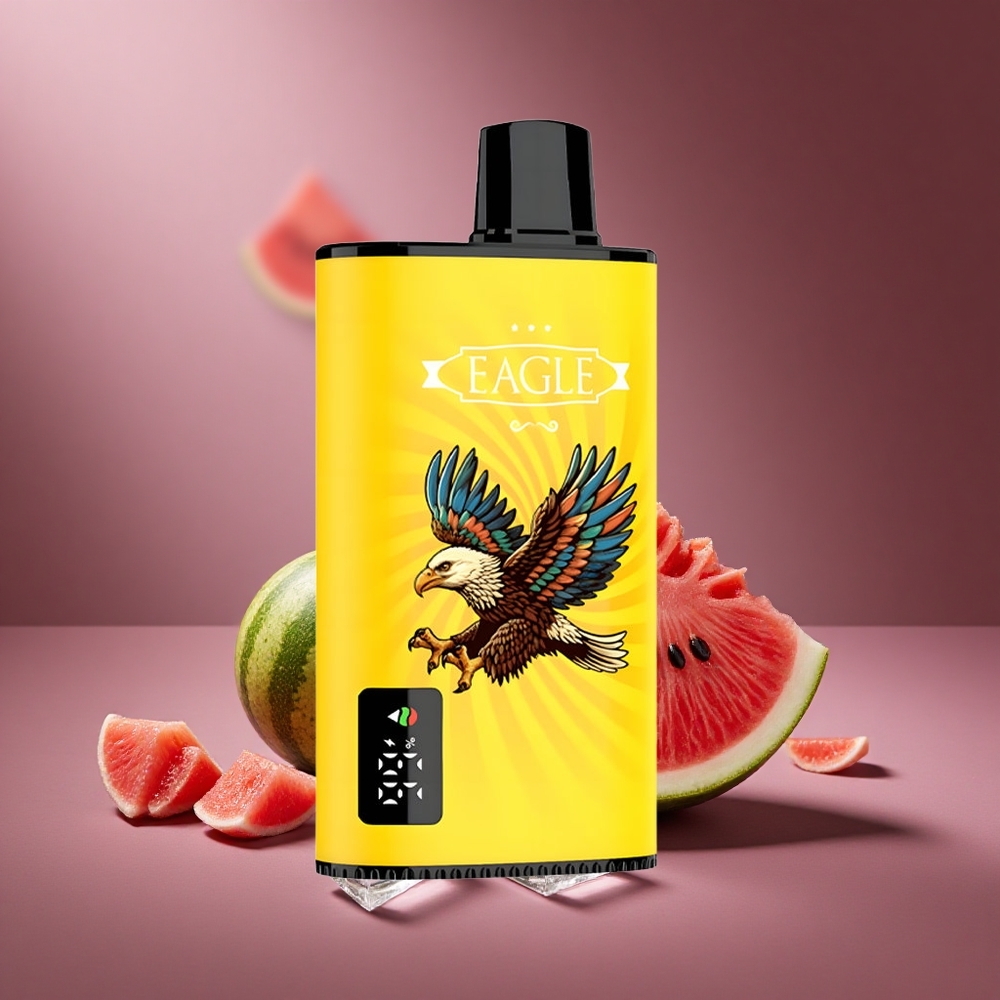 Kiwi Wassermelone Eis JNR EAGLE Smart 23000 Puffs Österreich Großhandel Digital Display 25ml e-Liquid