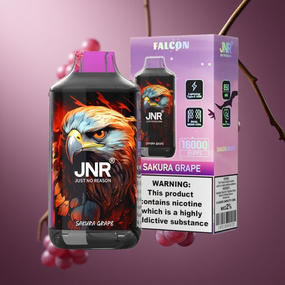 Sakura Traube JNR Falcon 16000 Züge Österreich Großhandel Dual Mesh Coil