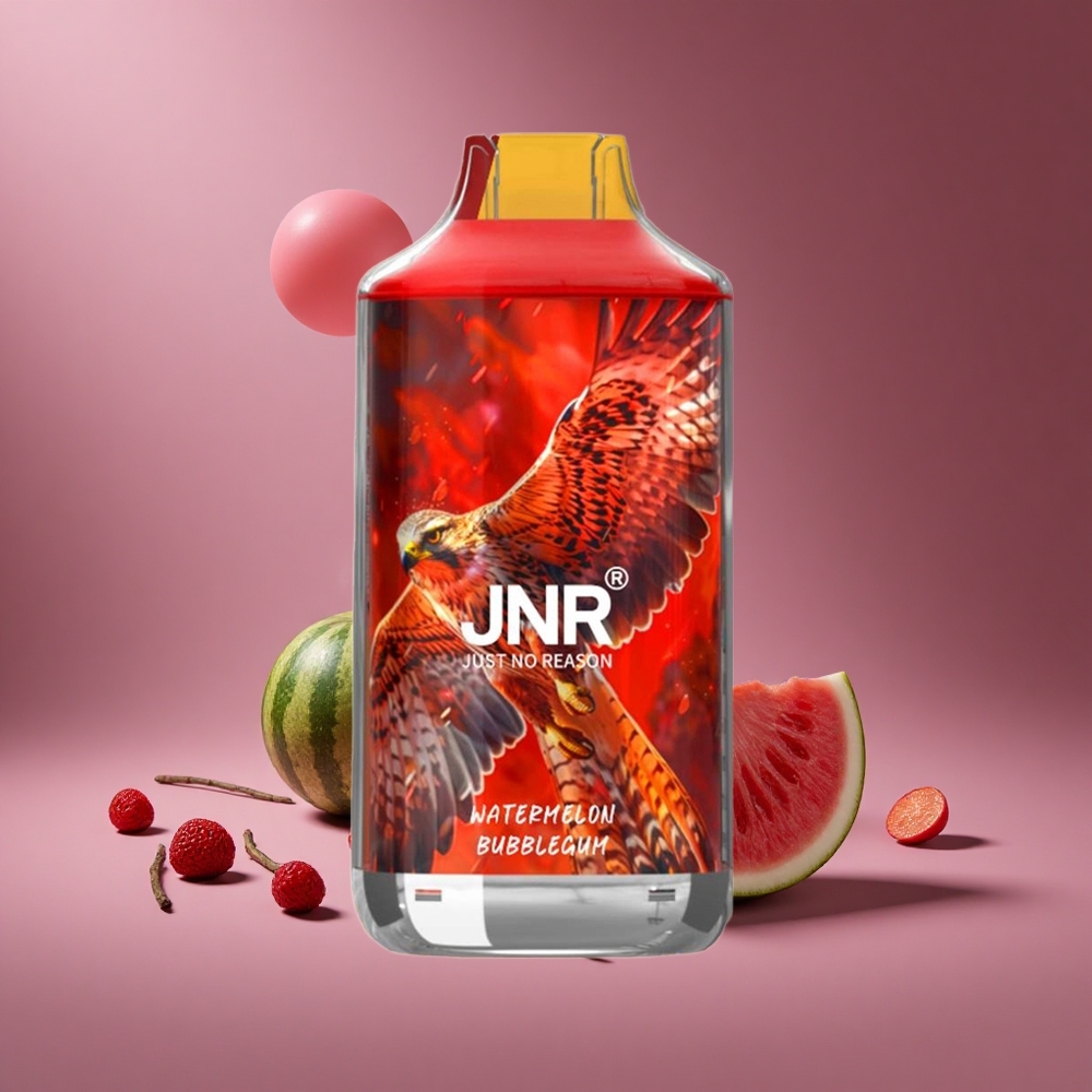 Wassermelone Bubblegum JNR Falcon 16000 Züge Österreich Großhandel Dual Mesh Coil & Smart LED Display