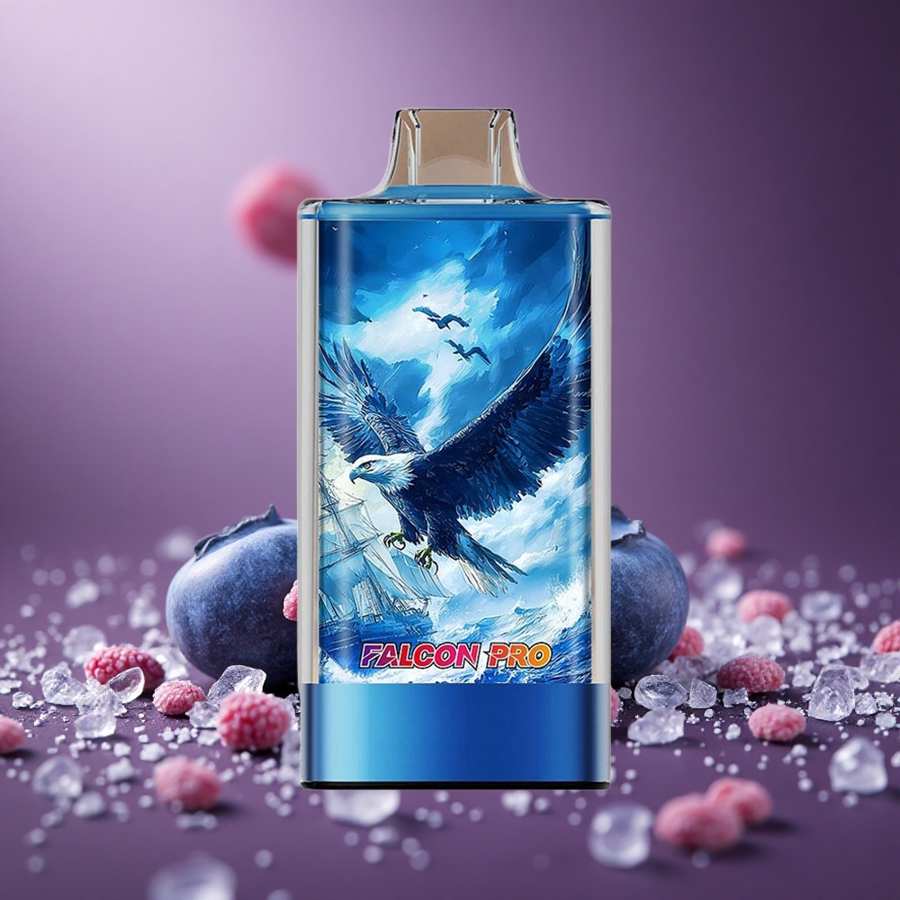 Blaubeer-Eis JNR Falcon Pro 28000 Züge Österreich Großhandel 30ml 950mAh