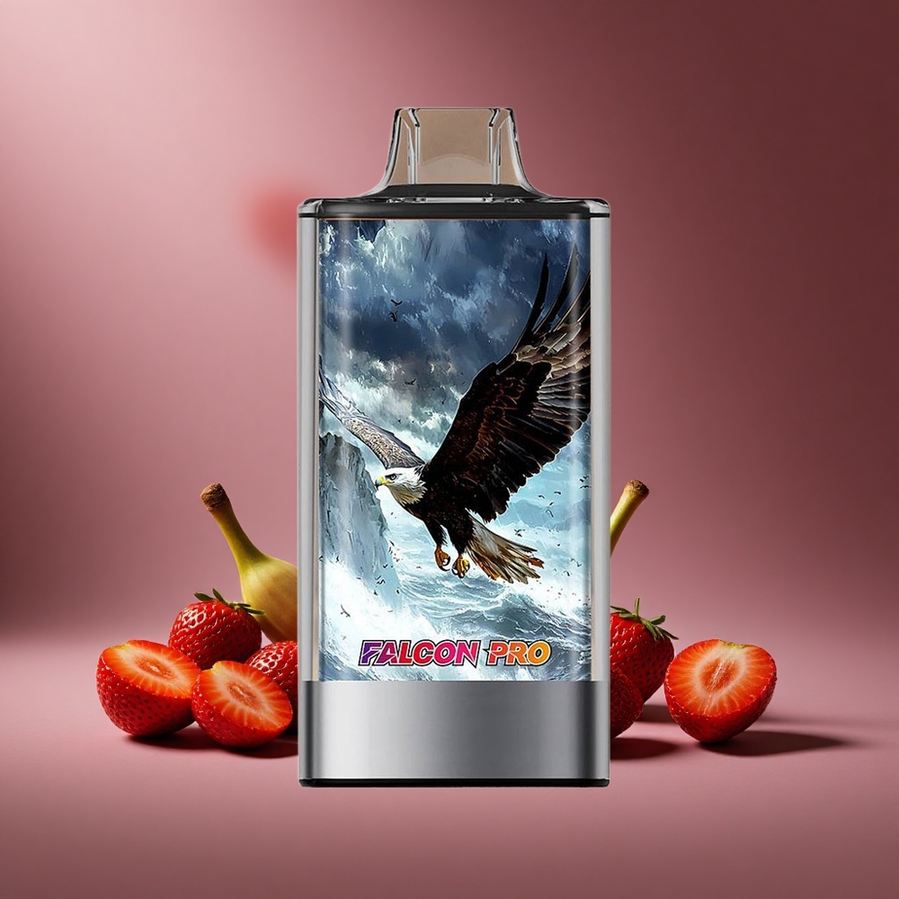 Erdbeer Banane JNR Falcon Pro 28000 Züge Österreich Großhandel 30ml Kapazität 5% Nikotin