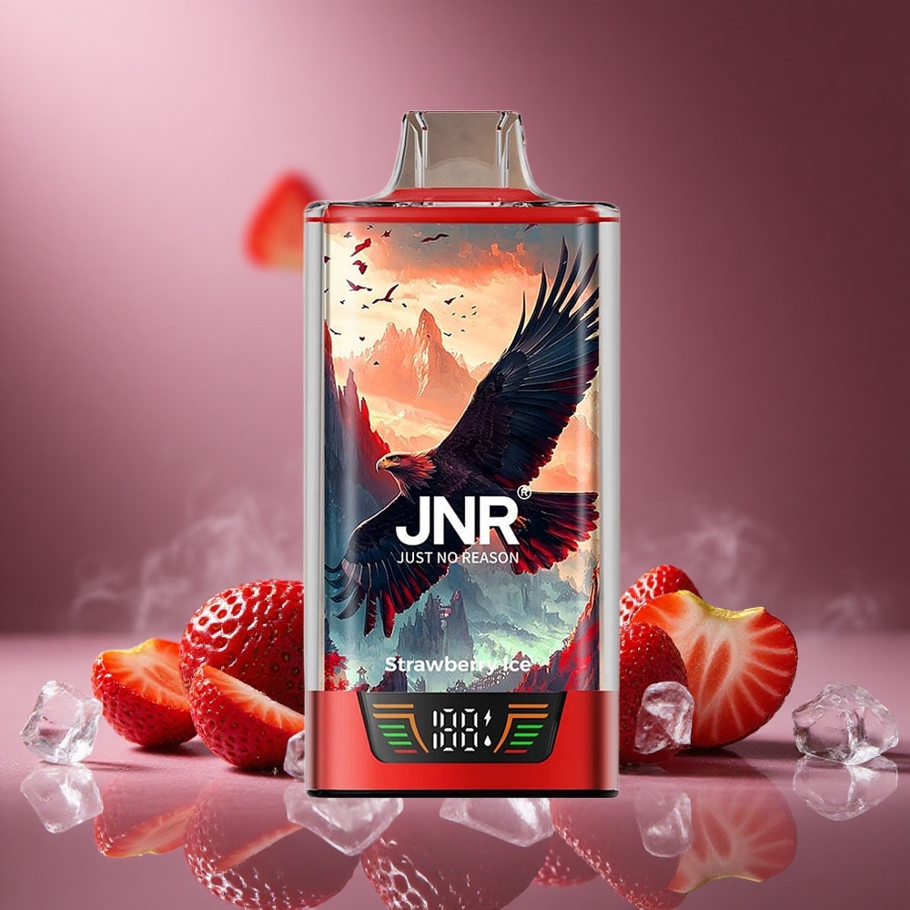 Erdbeer-Eis JNR Falcon Pro 28000 Züge Österreich Großhandel 30ml Nachfüllung Dual Mesh Coil