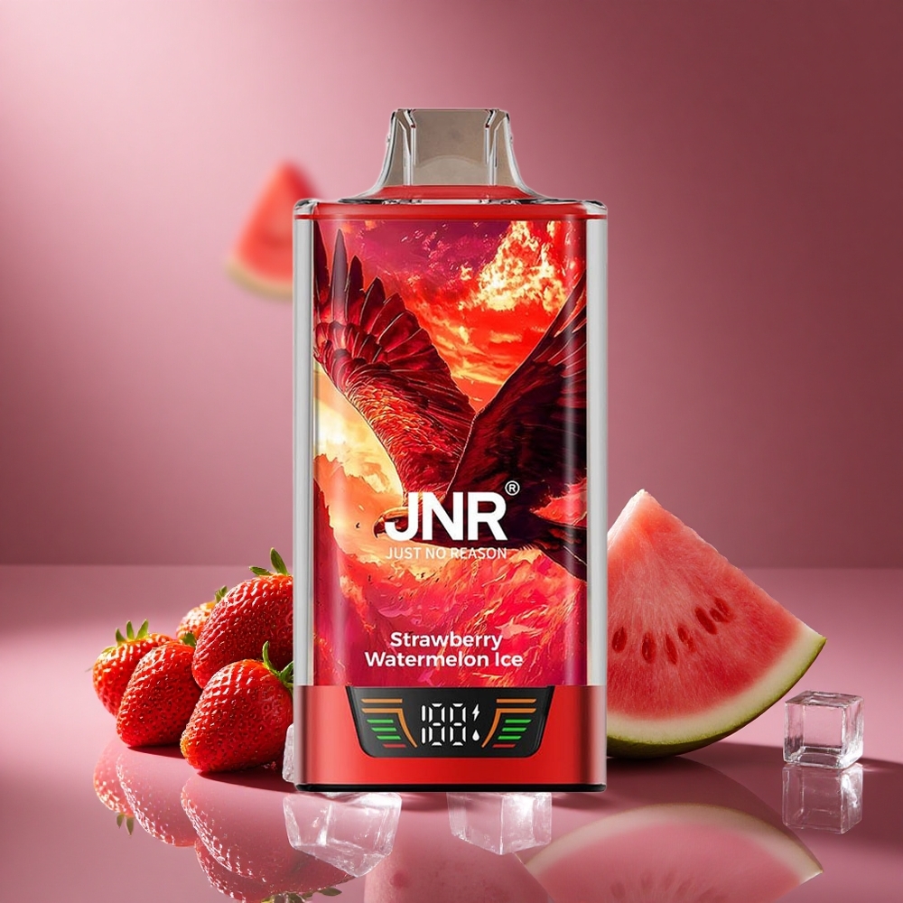 Erdbeere Wassermelone Eis JNR Falcon Pro 28000 Züge Österreich Großhandel Dual Mesh Coil