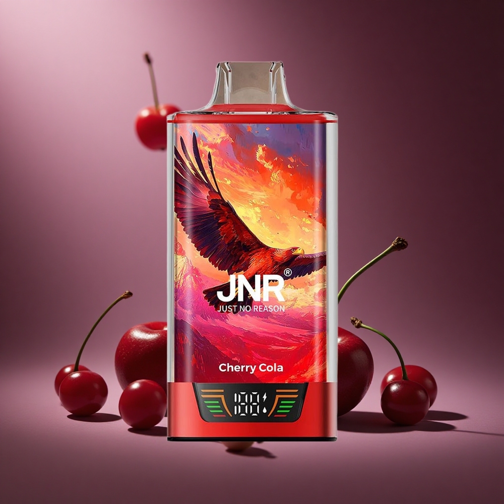 Kirsch-Cola JNR Falcon Pro 28000 Züge Österreich Großhandel 30ml Kapazität Dual Mesh Coil