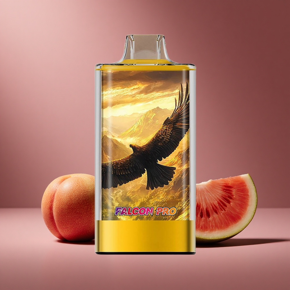 Pfirsich Mango Wassermelone JNR Falcon Pro 28000 Züge Österreich Großhandel 30ml vorgefüllt Dual Mesh Coil
