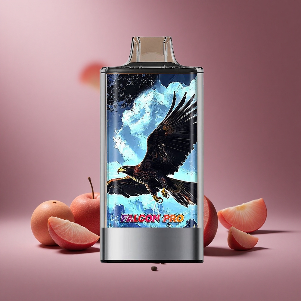 Weiße Pfirsich-Himbeere JNR Falcon Pro 28000 Züge Österreich Großhandel 30ml Dual Mesh Coil