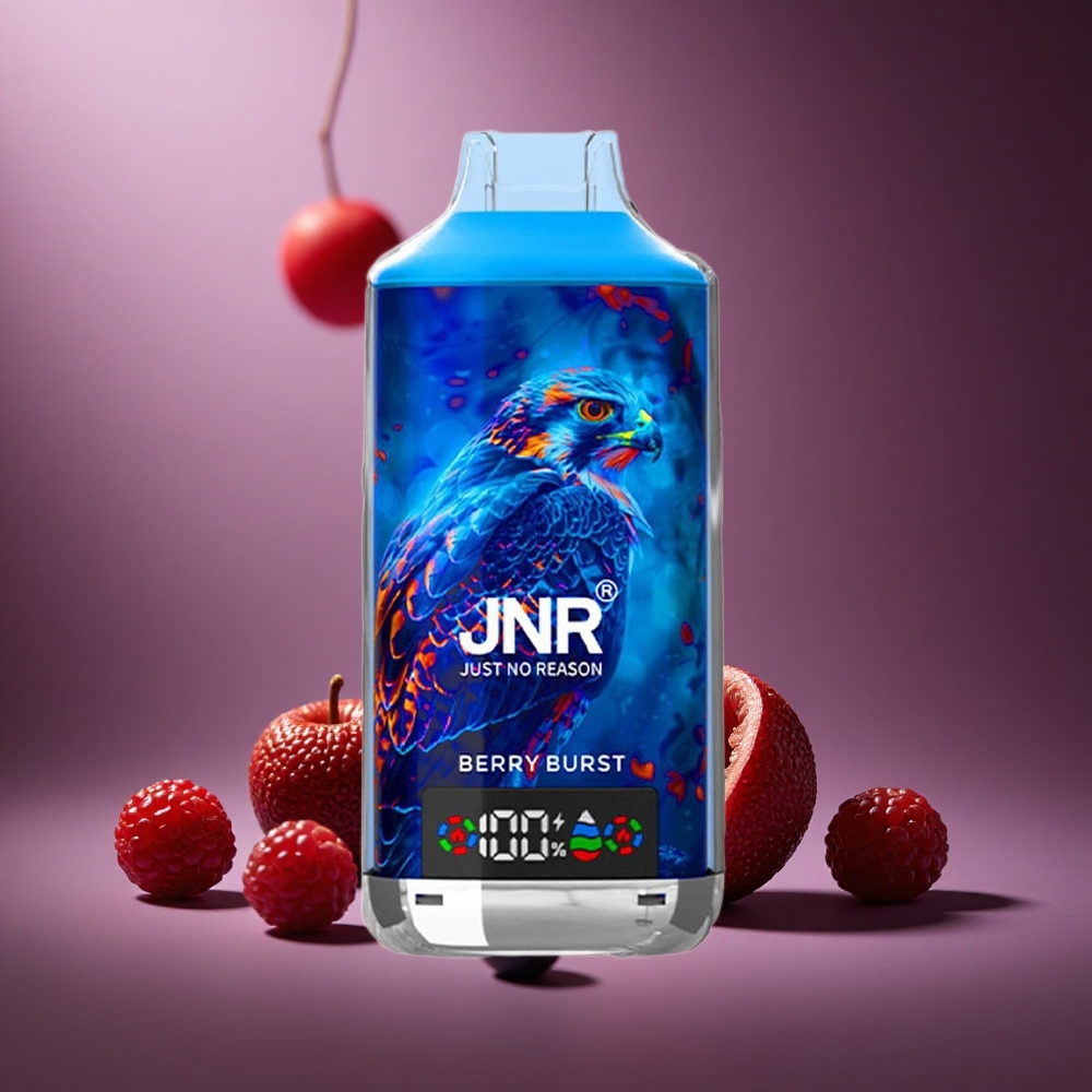 Beeren-Explosion JNR Falcon X 18000 Züge Österreich Großhandel Dual Mesh Coil & Dual Core 24ml