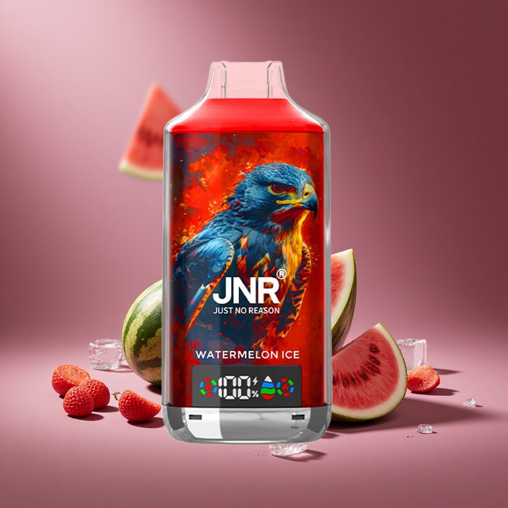 Wassermelone-Eis JNR Falcon X 18000 Züge Österreich Großhandel Dual Mesh Coil & Dual Core