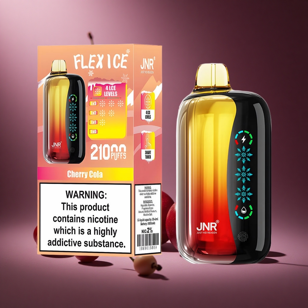 Kirsch-Cola JNR Flex Ice 21000 Züge Österreich Großhandel Eistee-Einstellbar Typ-C-Ladung