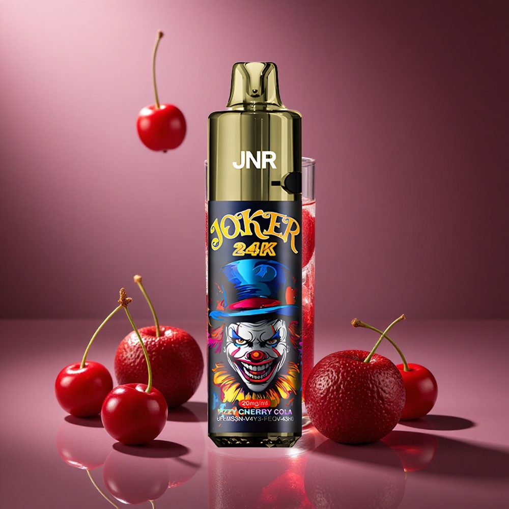 Fruchtige Kirsch-Cola JNR Joker 24K Puffs 24000 Züge Österreich Großhandel 2+10ml Nachfüllbar