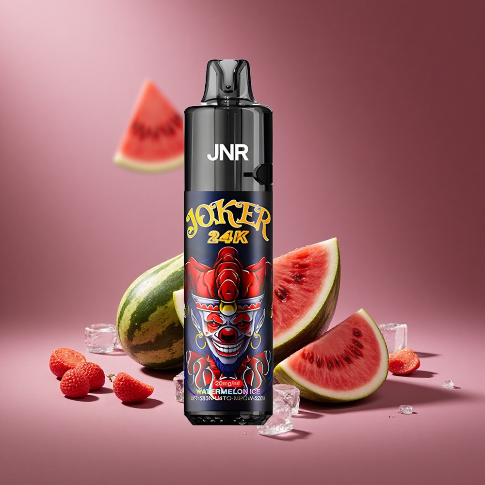 Wassermelone-Eis JNR Joker 24K Puffs 24000 Züge Österreich Großhandel 2+10ml Nachfüllbar Typ-C Ladung
