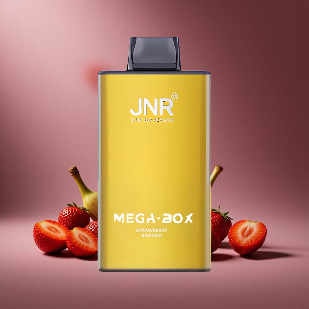 Erdbeere-Banane JNR Mega Box 25000 Züge Österreich Großhandel 30ml E-Liquid & 850mAh