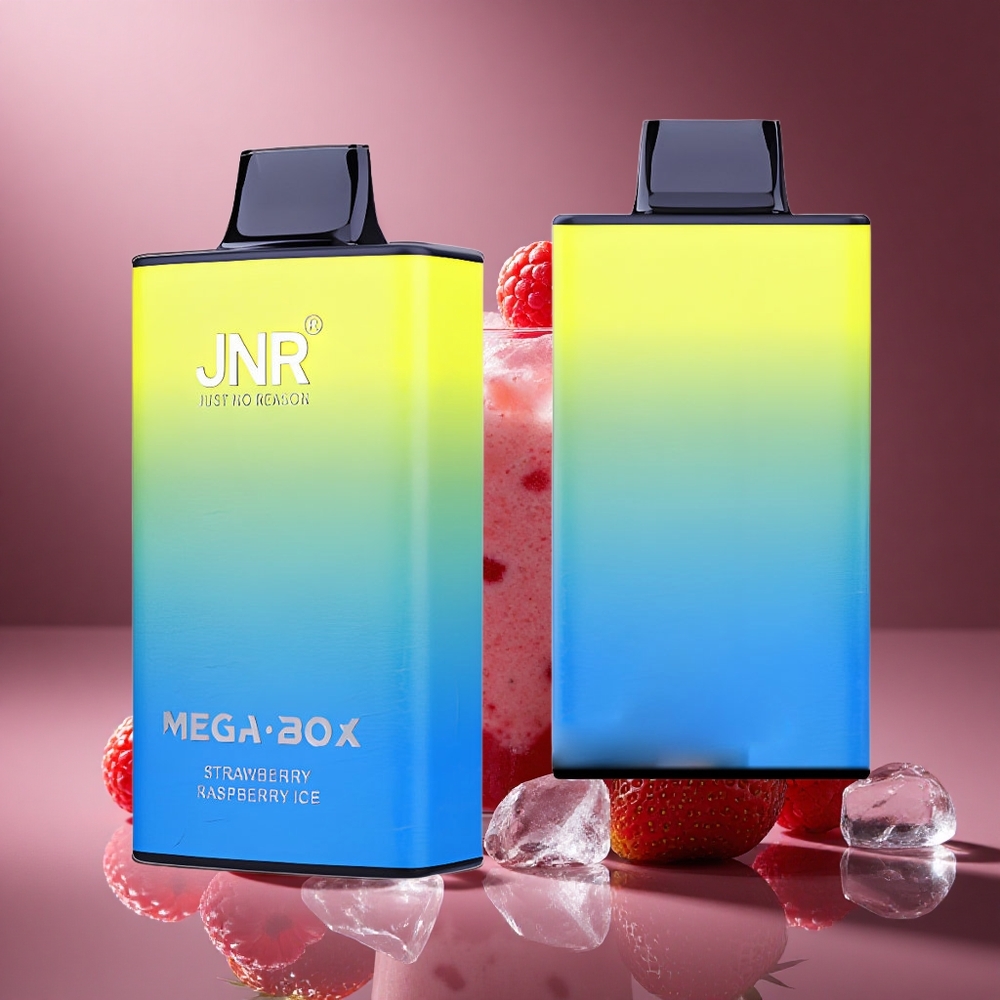 Erdbeere-Himbeere-Eis JNR Mega Box 25000 Züge Österreich Großhandel 30ml E-Liquid & 850mAh Akku