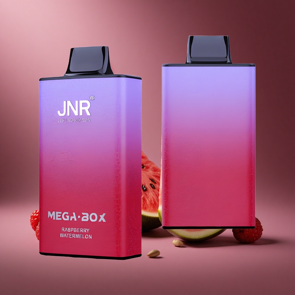 Himbeere Wassermelone JNR Mega Box 25000 Züge Österreich Großhandel Dual Mesh Coil & Dual Core