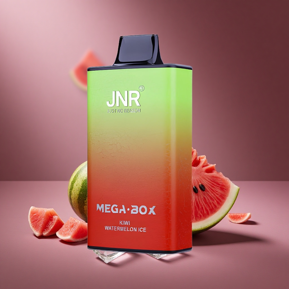 Kiwi Wassermelone Eis JNR Mega Box 25000 Züge Österreich Großhandel 30ml E-Liquid Dual Mesh Coil