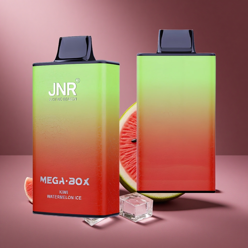 Kiwi Wassermelone Eis JNR Mega Box 25000 Züge Österreich Großhandel 30ml E-Liquid Dual Mesh Coil