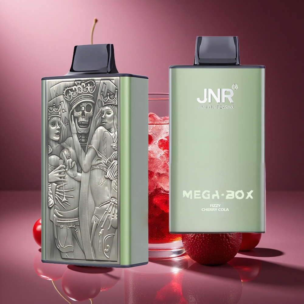Sauer-Kirsche Cola JNR Mega Box 25000 Züge Österreich Großhandel Dual Mesh Coil