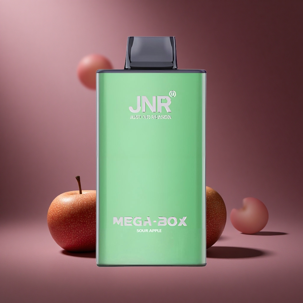 Saurer Apfel JNR Mega Box 25000 Züge Österreich Großhandel 30ml E-Liquid & 850mAh