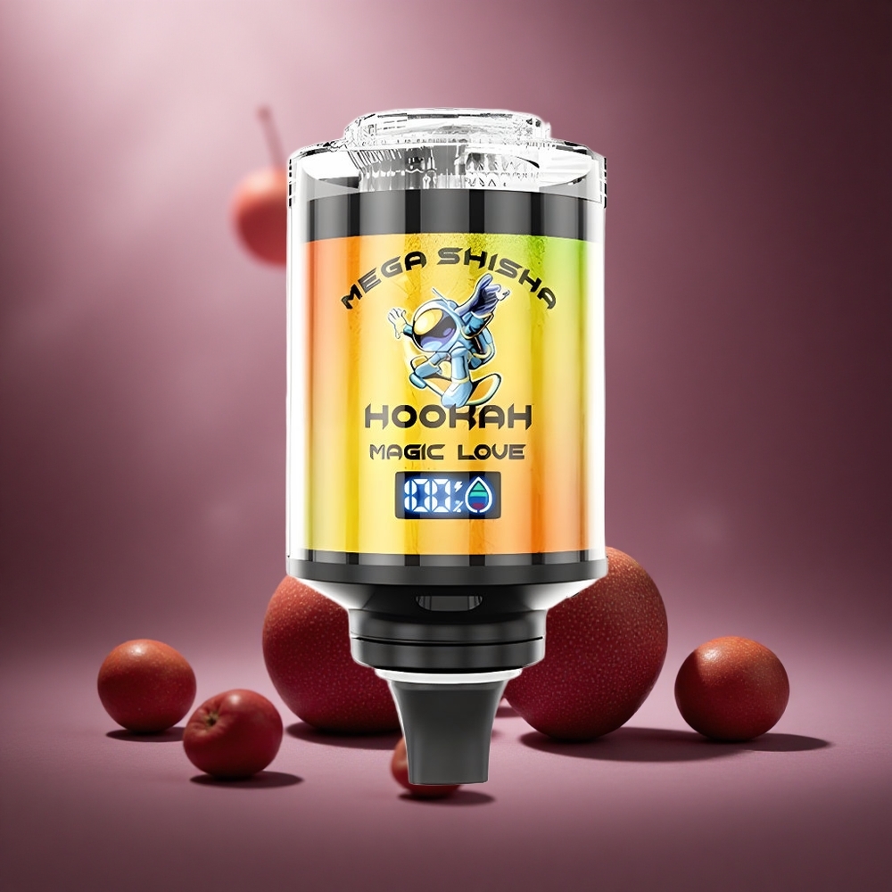 Magic Liebe JNR Mega Shisha Hookah 100K Österreich Großhandel Desktop Kompatibilität 60ml e-Liquid Kapazität