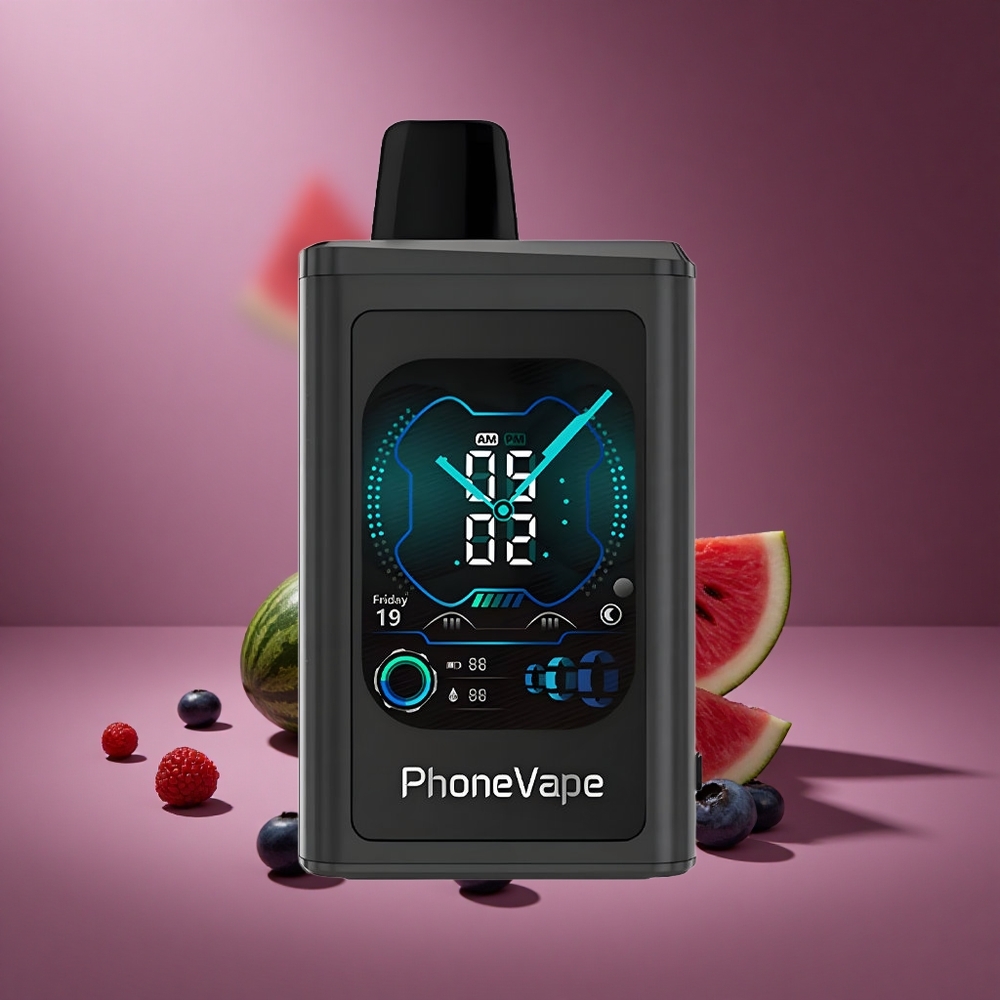 Blaubeere Wassermelone JNR PhoneVape 30000 Züge Österreich Großhandel Typ-C Aufladbar Turbo Modus