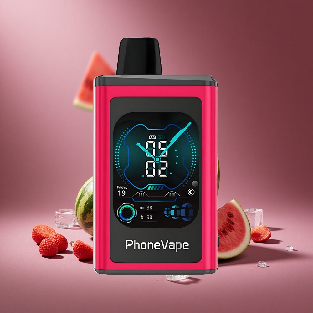 Wassermelone-Eis JNR PhoneVape 30000 Züge Österreich Großhandel Typ-C Aufladbar Turbo Modus