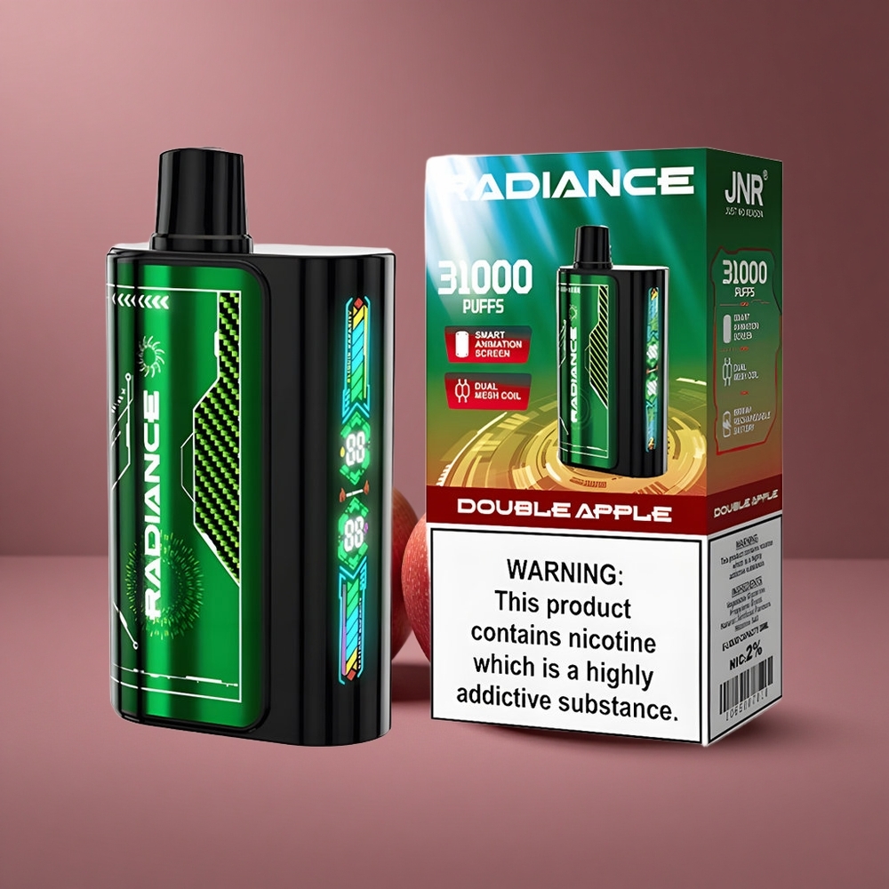 Doppelapfel JNR Radiance 31000 Züge Österreich Großhandel Dual Mesh Coil 28ml