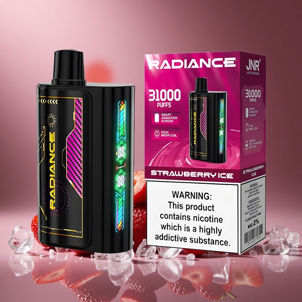 Erdbeer-Eis JNR Radiance 31000 Züge Österreich Großhandel Dual Mesh Coil