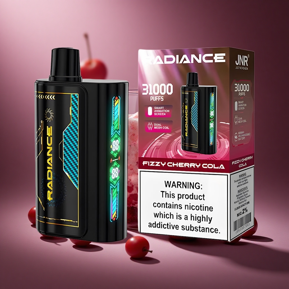 Frische Kirsch-Cola JNR Radiance 31000 Züge Österreich Großhandel Dual Mesh Coil