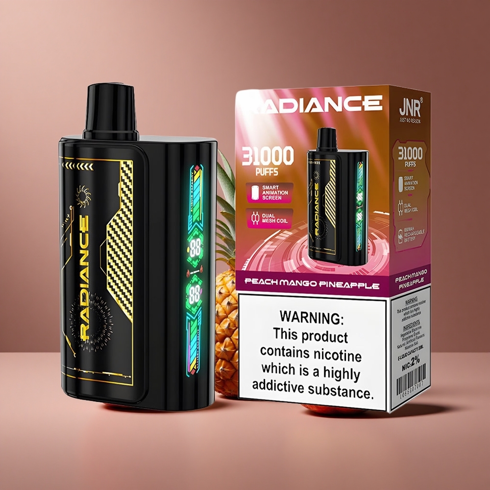 Pfirsich Mango Ananas JNR Radiance 31000 Züge Österreich Großhandel Dual Mesh Coil