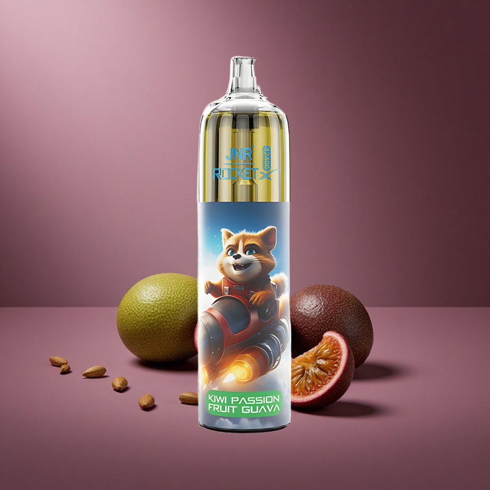 Kiwi-Passion-Guava JNR Rocket-X 12400 Züge Österreich Großhandel mit RGB-Lichtern und 25ml E-Liquid