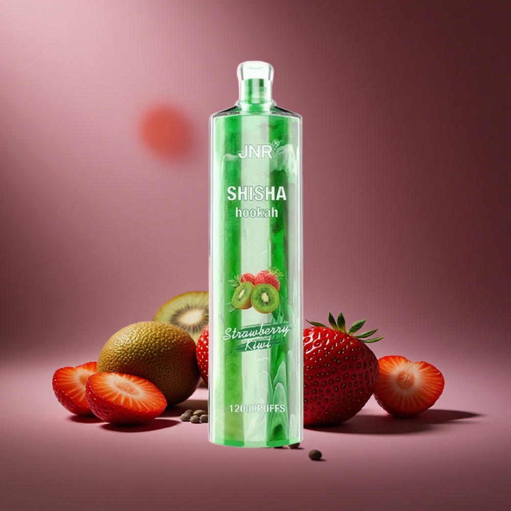 Erdbeere-Kiwi JNR Shisha Hookah 12000 Züge Österreich Großhandel 750mAh Typ-C