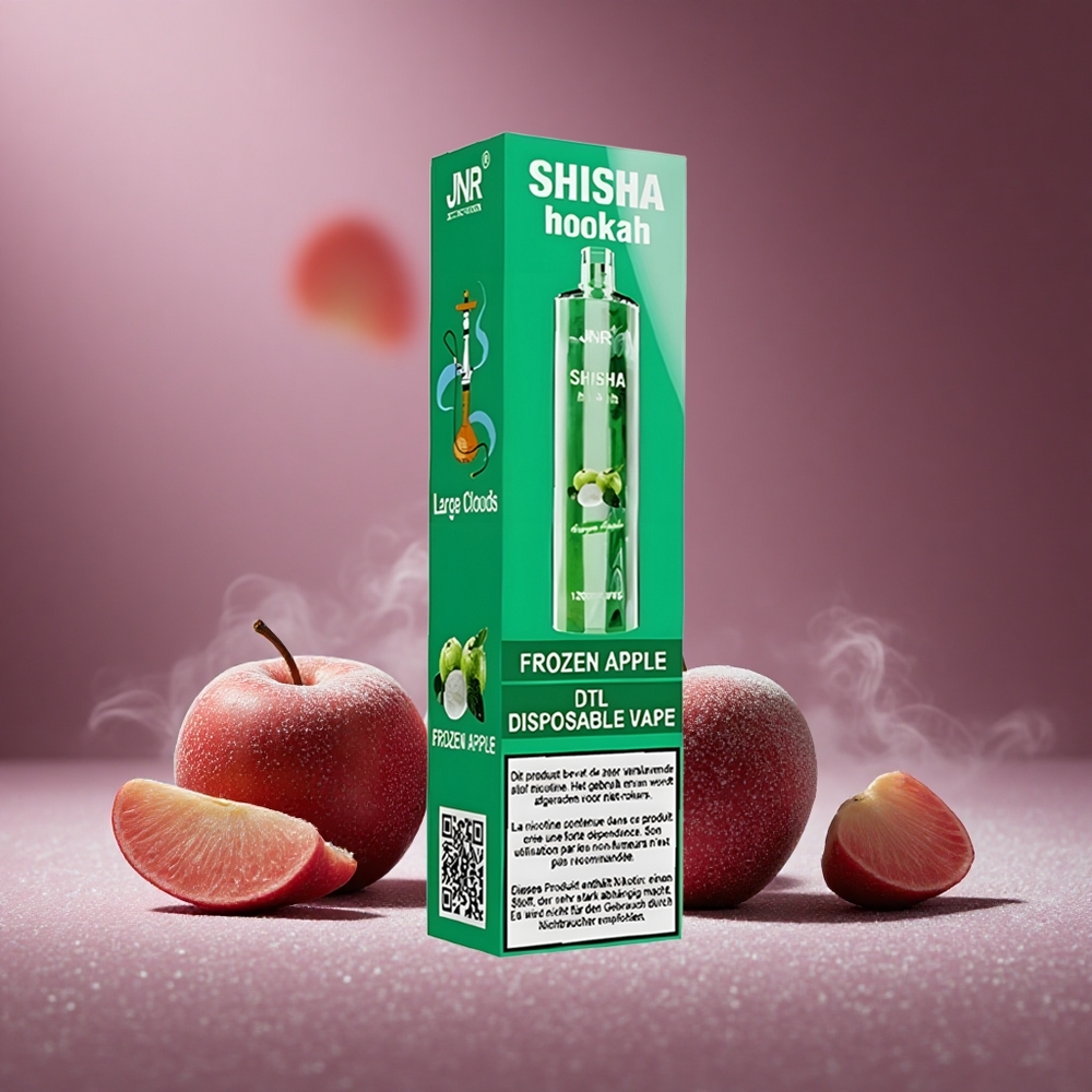 Gefrorener Apfel JNR Shisha Hookah 12000 Züge Österreich Großhandel 24ml E-Liquid 750mAh